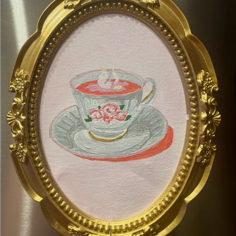Magnetic Refrigerator Paintings (Tea Cup $50)